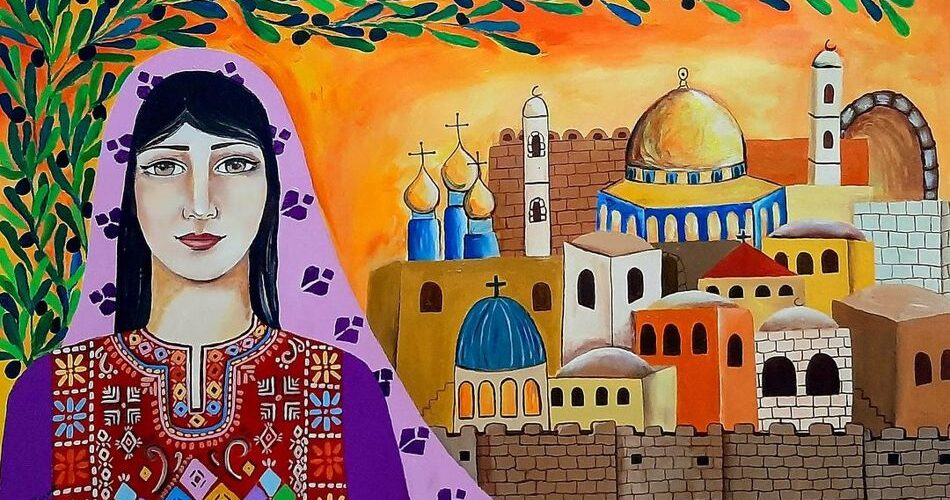 Heba Zagout (Palestina), Jerusalem Is My City [Jerusalén es mi ciudad], 2022.